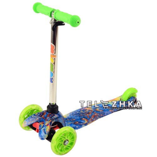 Самокат детский ScooteX Scooter Mini Art Aqua