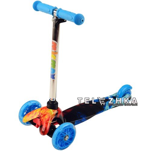 Самокат детский ScooteX Scooter Mini Art Fire