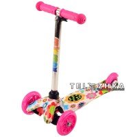 Самокат детский ScooteX Scooter Mini Art Flowers
