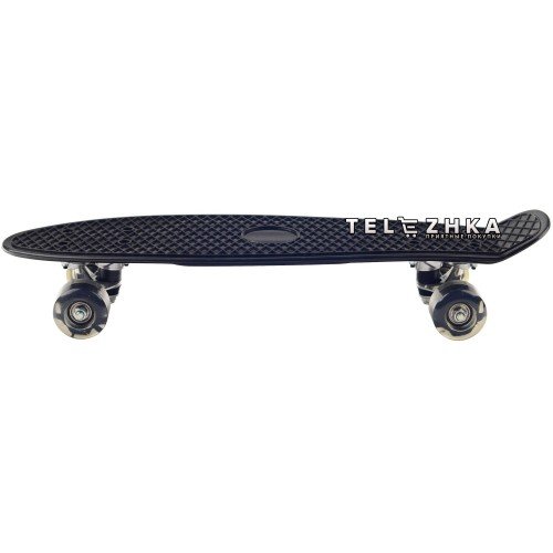 Скейт пенни борд SkateX Penny MixColor черный 22"