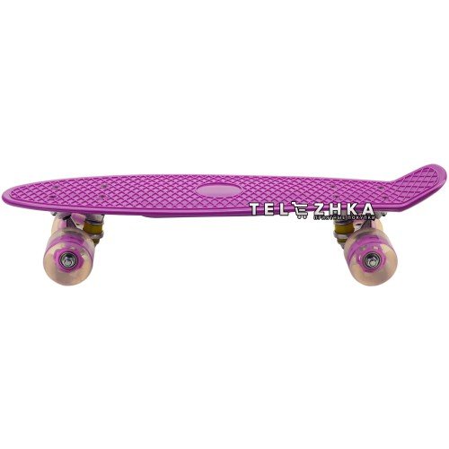 Скейт пенни борд SkateX Penny MultiColor сливовый 22"