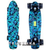 Скейт пенни борд SkateX Penny Maxxtro Military 22"