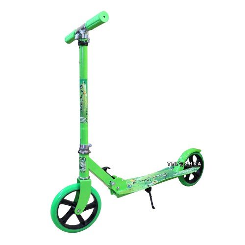 Самокат двухколесный ScooteX Scooter XL 200 2020 зеленый