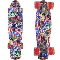 Скейт пенни борд SkateX Penny Gamma America 22"
