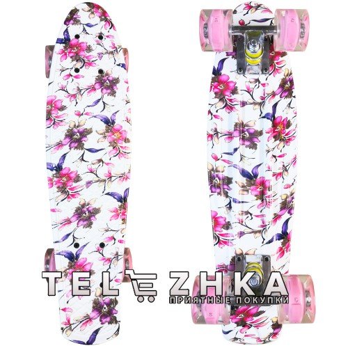 Скейт пенни борд SkateX Penny Gamma Lilac 22"