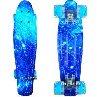 Скейт пенни борд SkateX Penny Gamma Space 22"