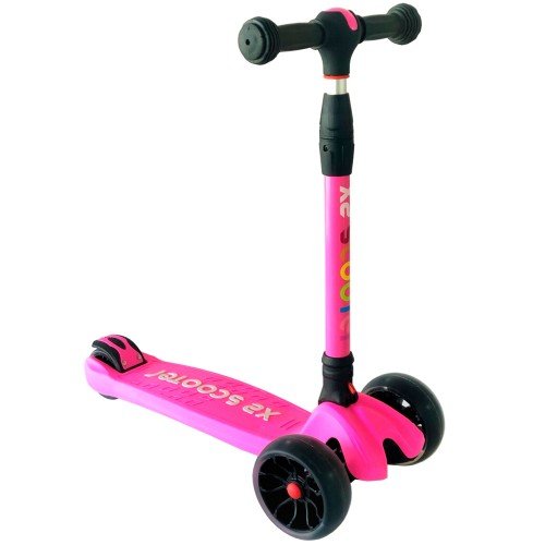 Самокат детский ScooteX Maxi Energy розовый