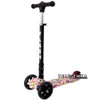 Самокат детский ScooteX Scooter Smart ProStyle Flowers