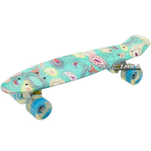 Скейт пенни борд SkateX Penny Trend Ocean 22"