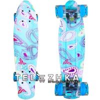Скейт пенни борд SkateX Penny Trend Ocean 22"