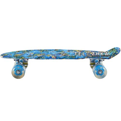 Скейт пенни борд SkateX Penny Trend Shark 22"