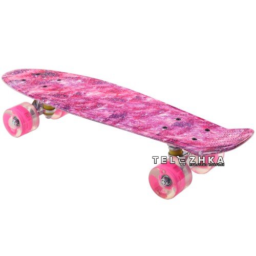 Скейт пенни борд SkateX Penny Trend Space 22"