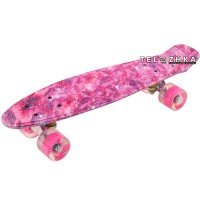 Скейт пенни борд SkateX Penny Trend Space 22"