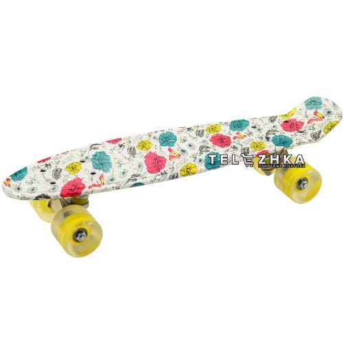 Скейт пенни борд SkateX Penny Trend Spring 22"