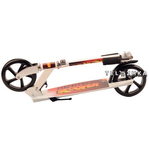 Самокат двухколесный ScooteX Scooter Power 200 белый