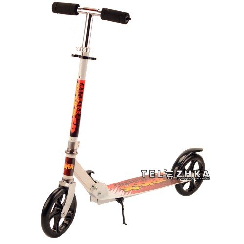 Самокат двухколесный ScooteX Scooter Power 200 белый