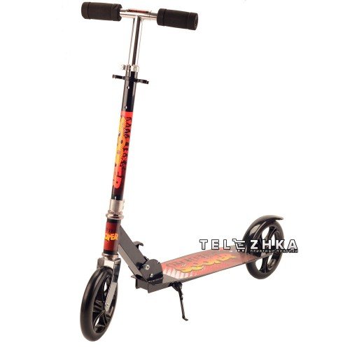 Самокат двухколесный ScooteX Scooter Power 200 черный