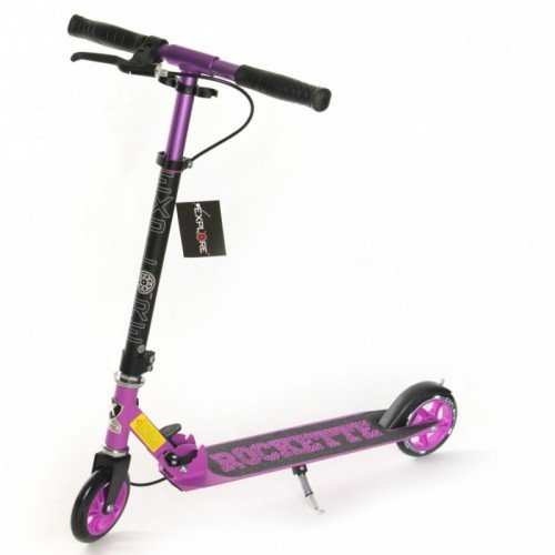 Самокат двухколесный Explore Rocket Pro фиолетовый