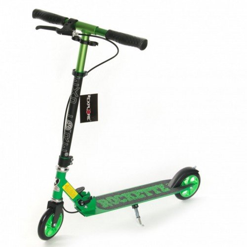 Самокат двухколесный Explore Rocket Pro зеленый