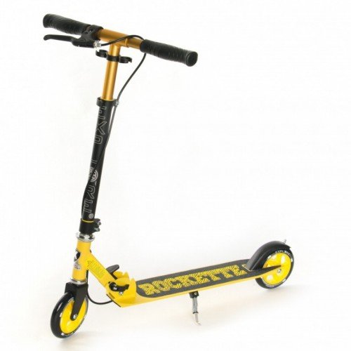 Самокат двухколесный Explore Rocket Pro желтый