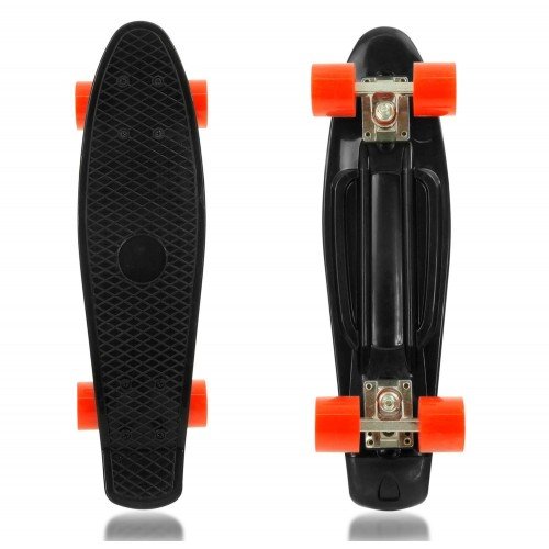 Скейт пенни борд SkateX Penny Classic Kid черный 22"