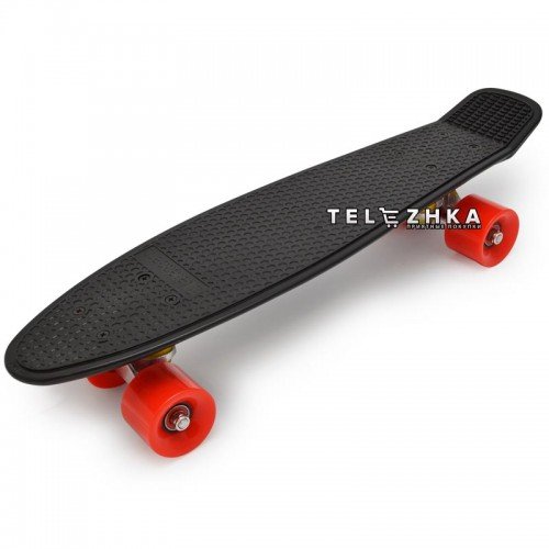 Скейт пенни борд SkateX Penny Classic Small черный 22"