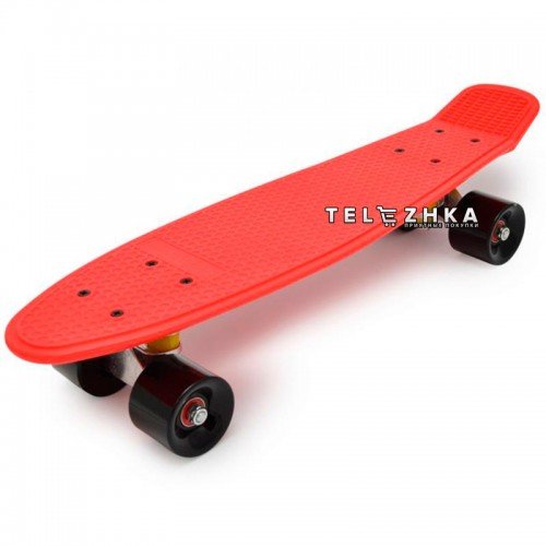 Скейт пенни борд SkateX Penny Classic Small красный 22"