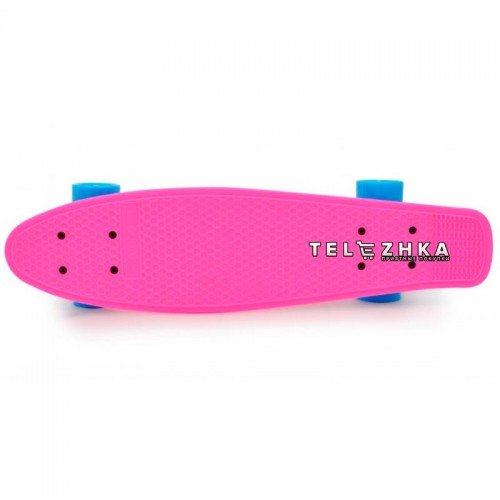 Скейт пенни борд SkateX Penny Classic Small розовый 22"