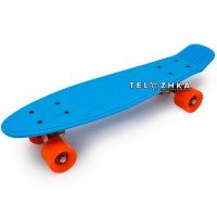 Скейт пенни борд SkateX Penny Classic Small синий 22"