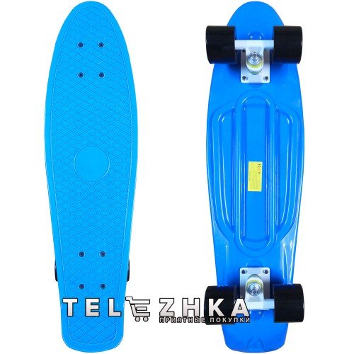 Скейт пенни лонгборд SkateX Penny Nickel Mix голубой 27"
