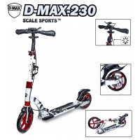 Самокат двухколесный Scale Sports D-MAX 230 GMC белый