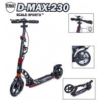 Самокат двухколесный Scale Sports D-MAX 230 GMC черный