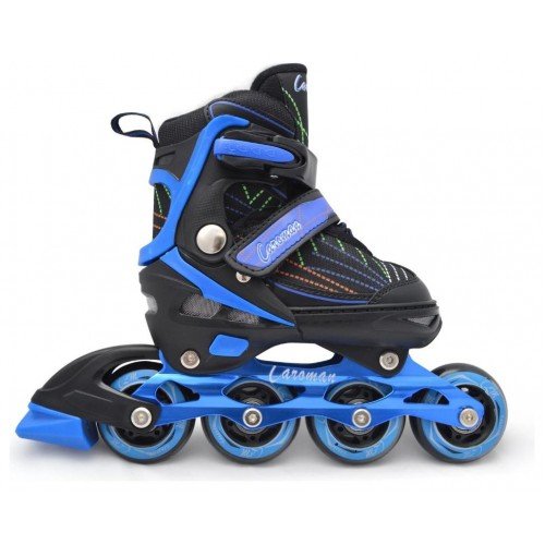 Роликовые коньки раздвижные SkateX Caroman 27-31 Синий