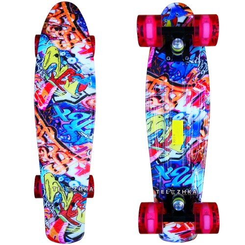 Скейт пенни борд SkateX Penny Zetta Graffiti 22"