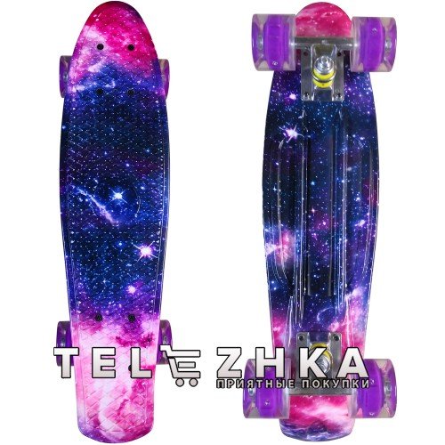 Скейт пенни борд SkateX Penny Zetta Universe 22"