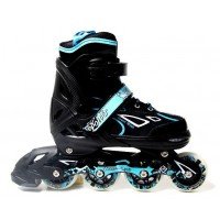 Роликовые коньки раздвижные SkateX Kings 38-41 бирюзовый