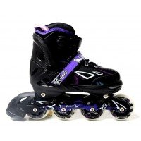 Роликовые коньки раздвижные SkateX Kings 38-41 фиолетовый