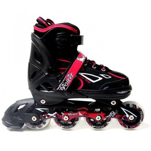 Роликовые коньки раздвижные SkateX Kings 38-41 розовый