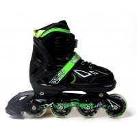 Роликовые коньки раздвижные SkateX Kings 38-41 зеленый