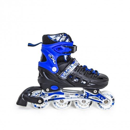 Роликовые коньки со сменным лезвием Scale Sports TF-300 29-33 черно-синие