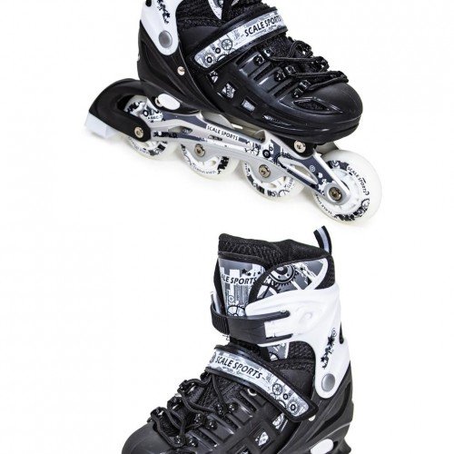 Роликовые коньки со сменным лезвием Scale Sports TF-300 29-33 черный