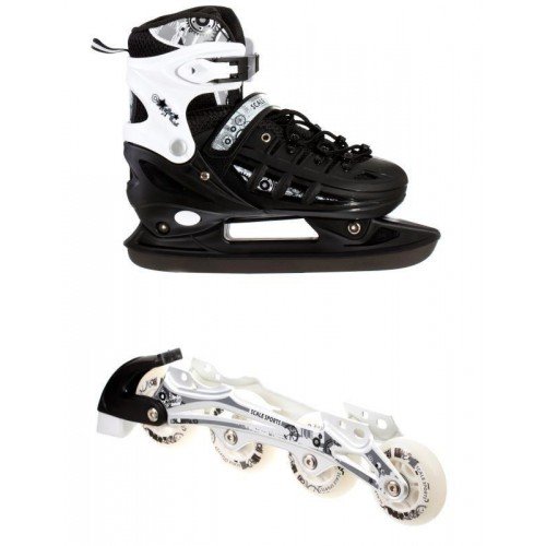 Роликовые коньки со сменным лезвием Scale Sports TF-300 29-33 черный