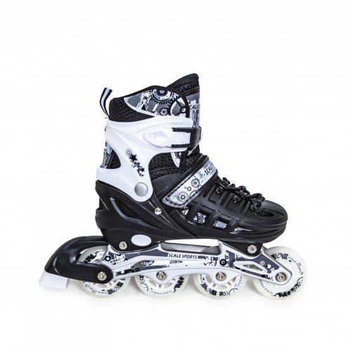 Роликовые коньки со сменным лезвием Scale Sports TF-300 34-37 черный