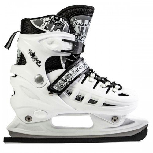 Роликовые коньки со сменным лезвием Scale Sports TF-300 38-41 белый