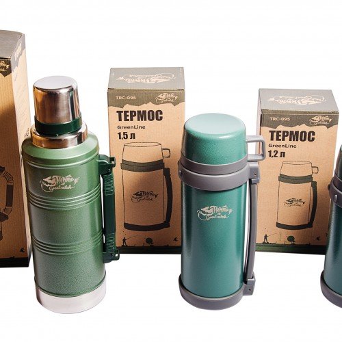 Термос питьевой/пищевой Tramp Greenline TRC-096 1.5 л