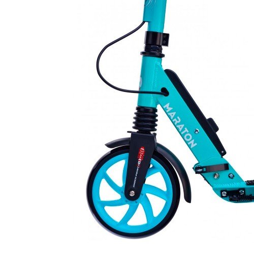 Самокат двухколесный Maraton Leader 2021 голубой
