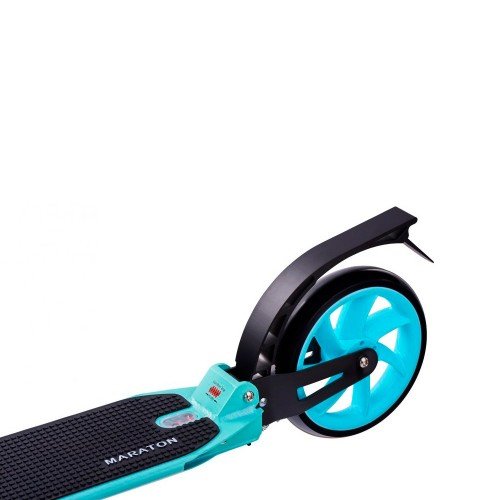 Самокат двухколесный Maraton Leader 2021 голубой