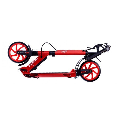 Самокат двухколесный Maraton Leader 2021 красный