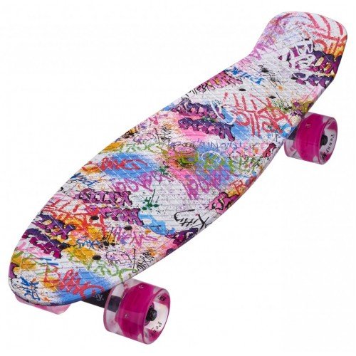Скейт пенни борд SkateX Penny Zetta Paint 22"