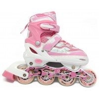 Роликовые коньки раздвижные Maraton Power SuperB 28-33 Розовый